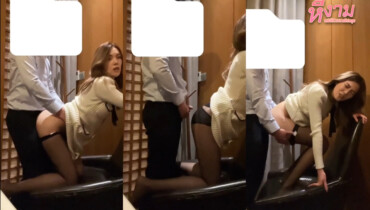 สาวหมวยโดนผู้จัดการจับยืนกระเด้าหีคาบนโซฟา จับซอยหีรัวๆจนเสร็จปล่อยน้ำแตกในร้องครางออกมาอย่างเสียวเลย